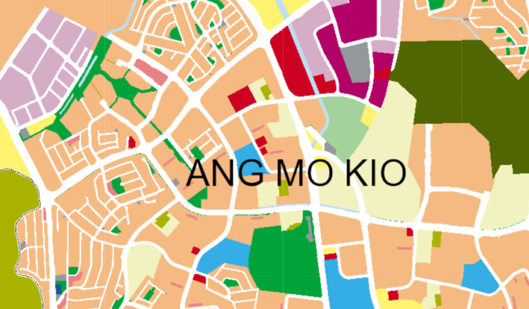 Who won the final bid for the Ang Mo Kio Avenue land site?